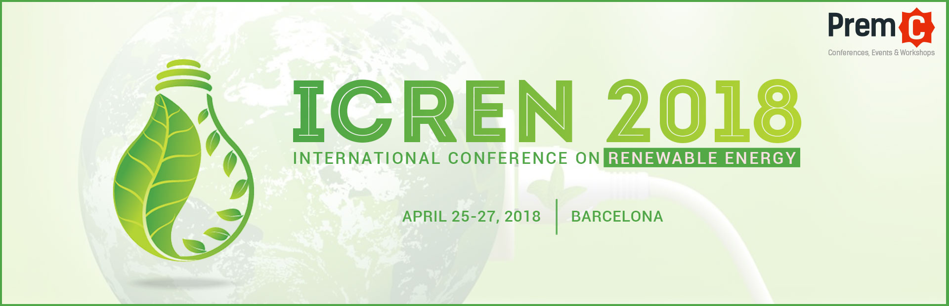 International Conference on Renewable Energy - ICREN 2018