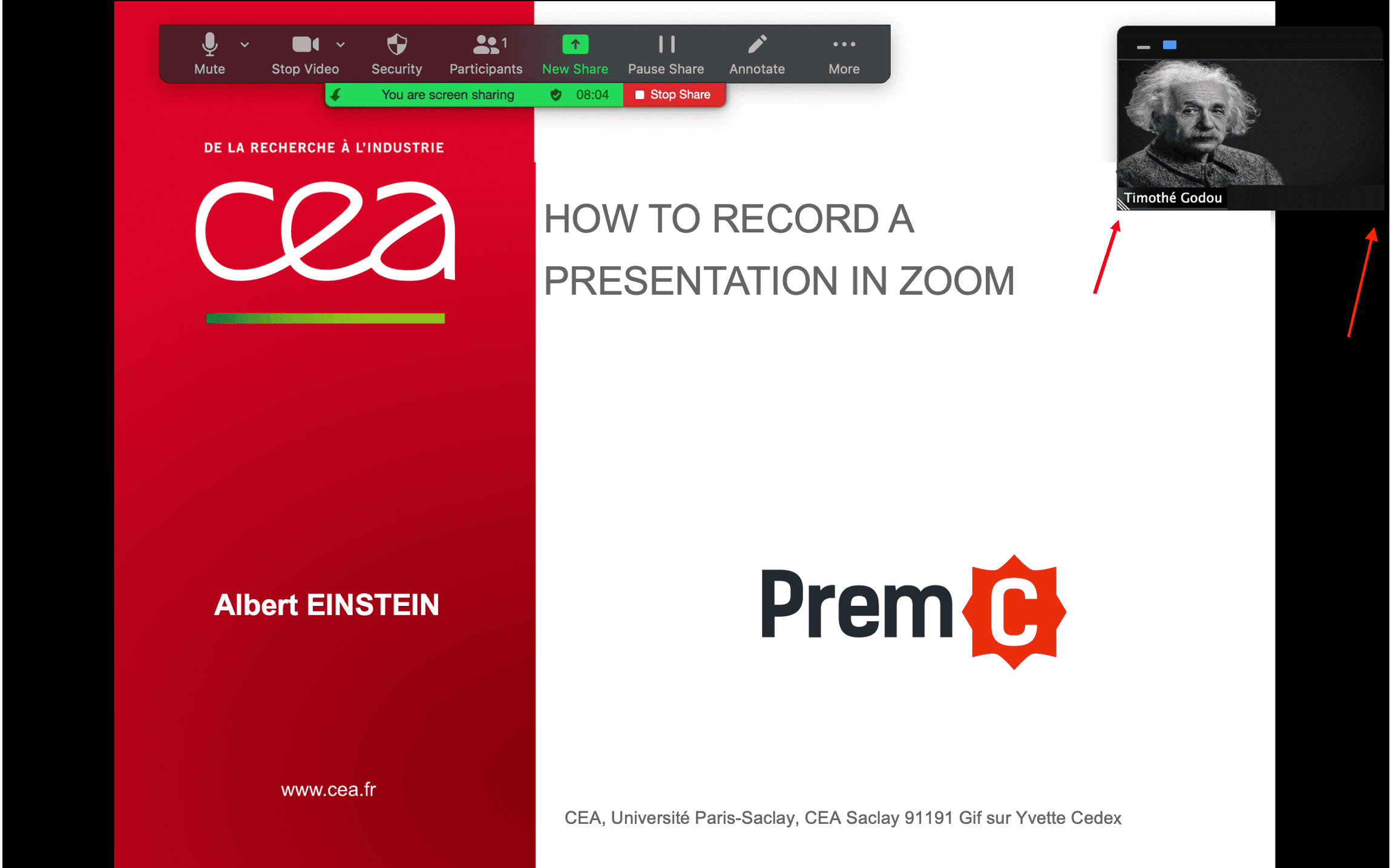 zoom shortcut powerpoint for mac