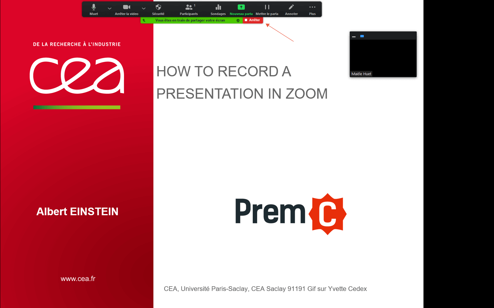 comment faire une presentation powerpoint sur zoom