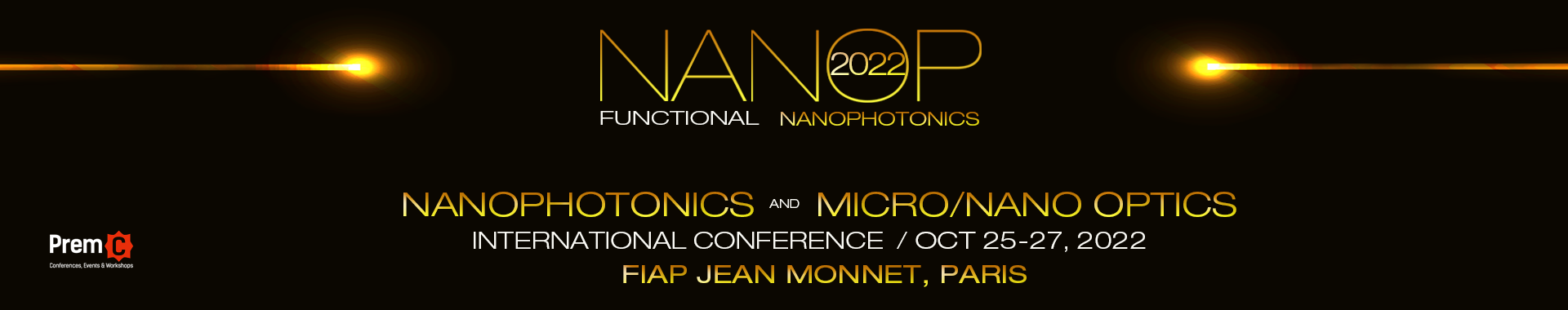 Nanophotonics and Micro/Nano Optics International Conference banner