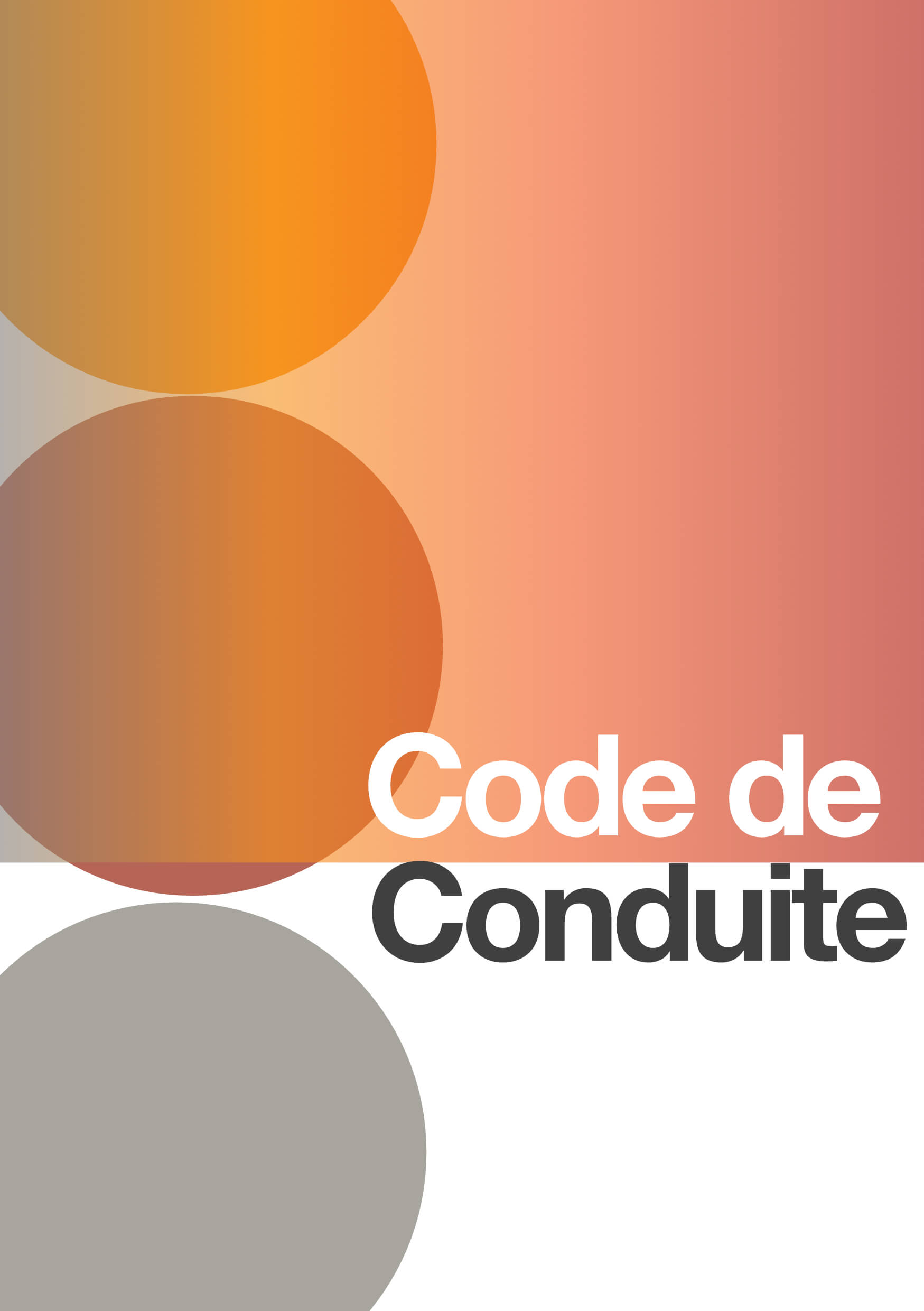 Online conference code of conduct