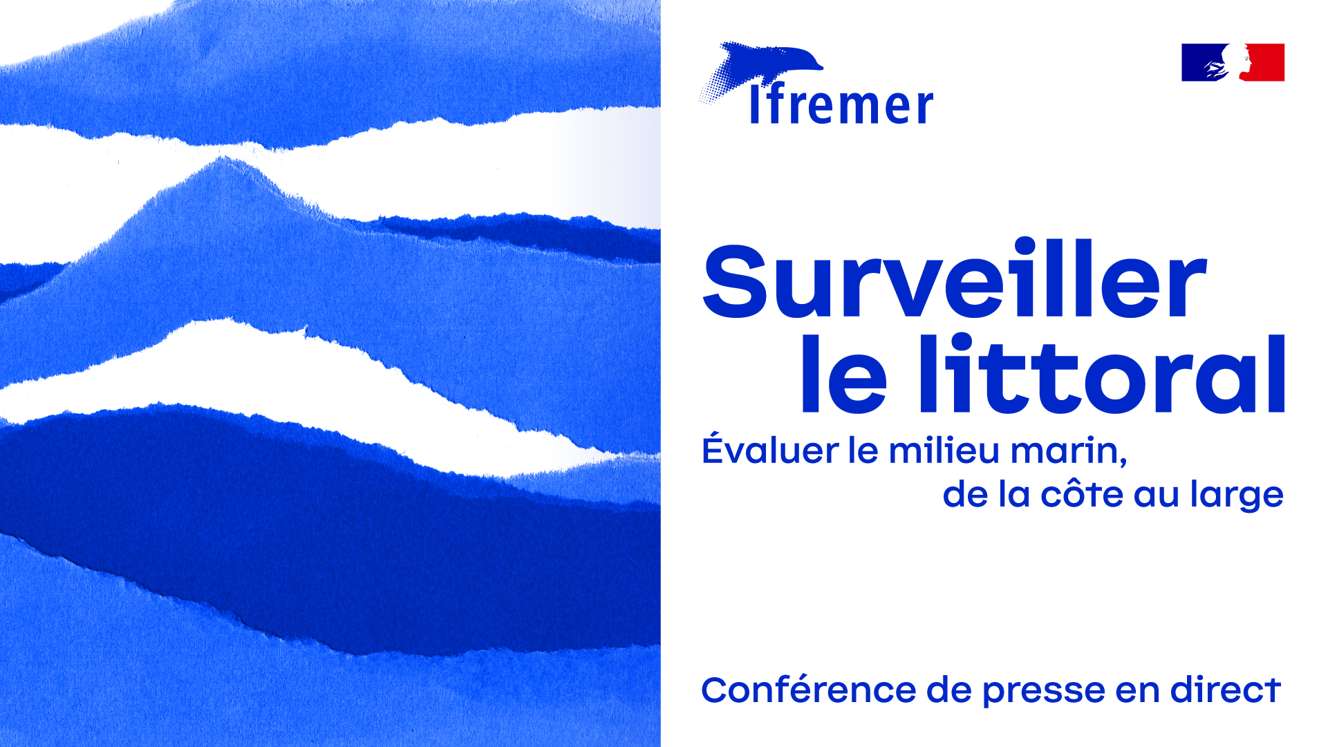 Ifremer press conference banner