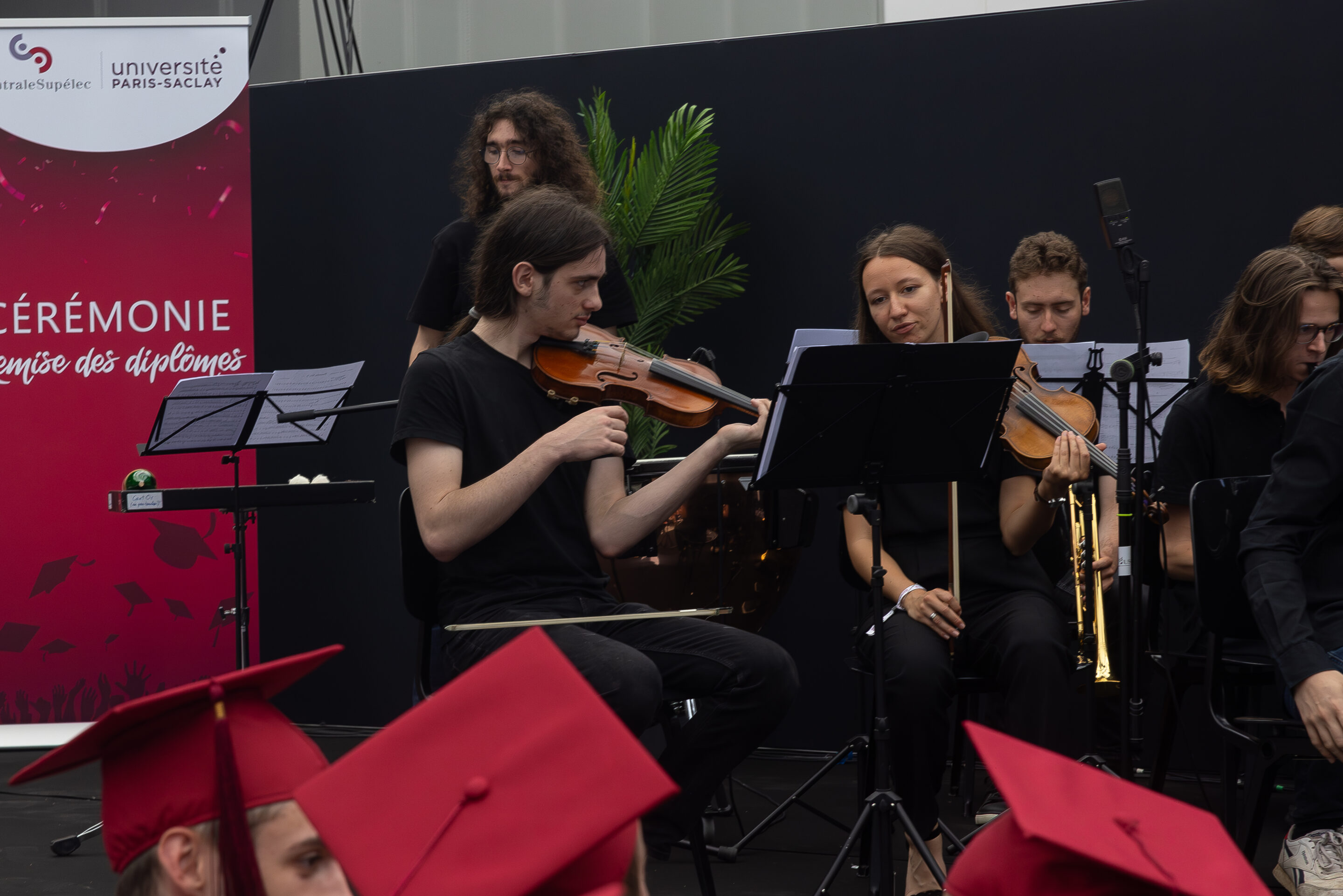 Musicians at graduation ceremony