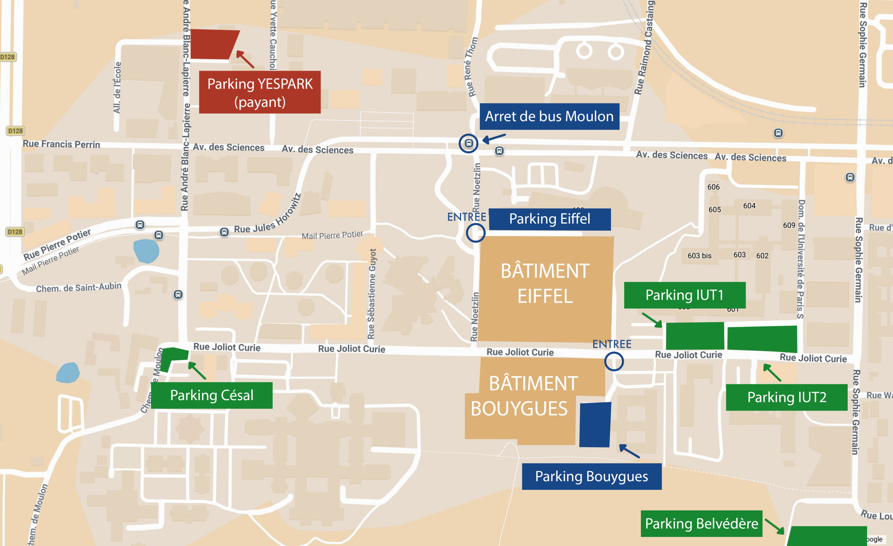 plan d'accès